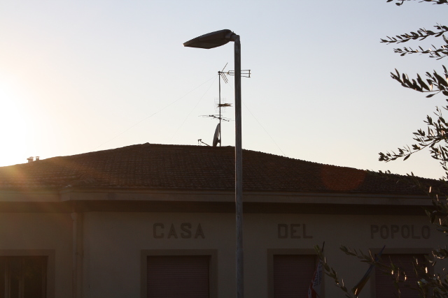 Tetto della Casa del Popolo di Osteria Nuova